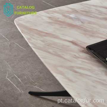 Mesa de jantar de mármore de baixo preço mesa de mármore de superfície de mármore mesa de jantar natural